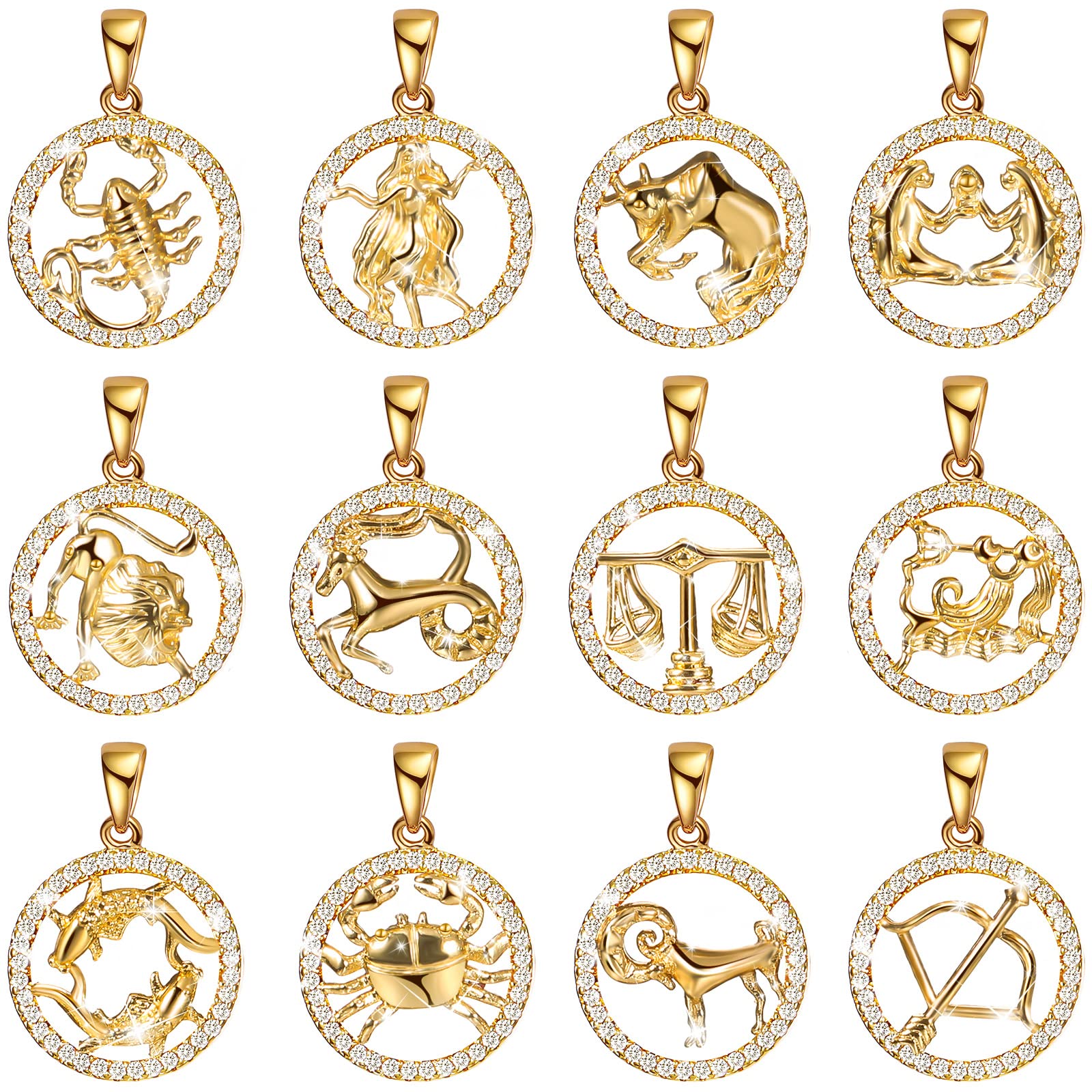 Zodiac Signs Custom Shoe Charms